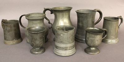 Lot 144 - A Quantity of Assorted Antique Pewter, mainly...
