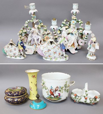 Lot 121 - A Collection of Continental Porcelain, mainly...