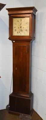 Lot 1342 - An Oak Eight Day Longcase Clock, late 18th...