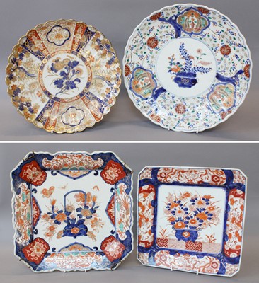 Lot 109 - An Imari Porcelain Fluted Dish, decorated with...
