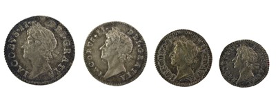 Lot 421 - James II, Maundy Set 1686, 4 coins comprising...