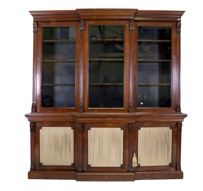 Lot 263 - A Regency Rosewood and Mahogany Triple-Door...