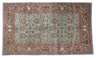 Lot 185 - Ghom Carpet Central Iran, circa 1970 The pale...