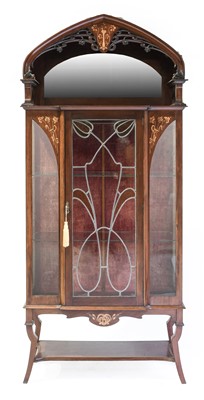 Lot 272 - An Art Nouveau Marquetry Inlaid Mahogany...