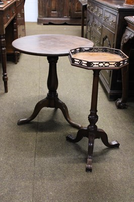 Lot 1448 - A Chippendale Style Gallery Tripod Table, 31cm...