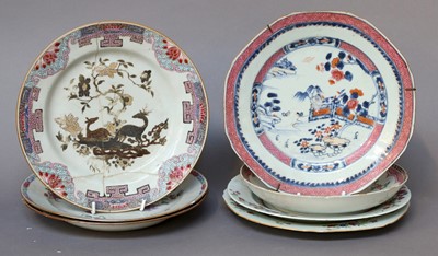Lot 66 - A Collection of Eight Chinese Porcelain Plates,...