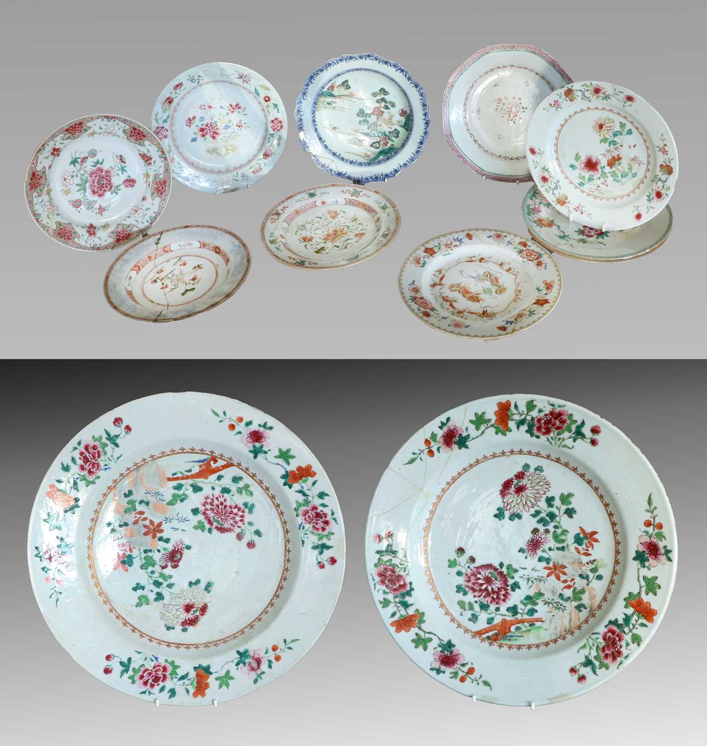 Lot 86 - A Collection of Ten Various Chinese Porcelain...