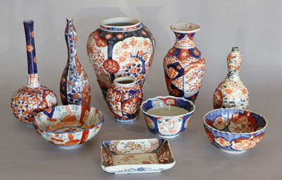 Lot 105 - A Collection of Imari Porcelain, Meiji period,...
