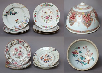 Lot 150 - Ten Various Chinese Porcelain Plates,...