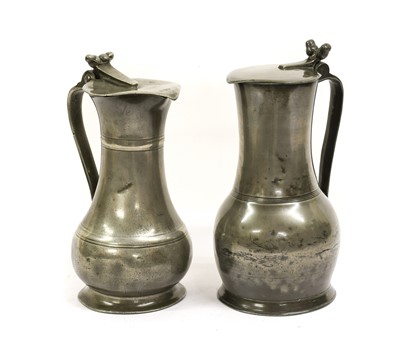 Lot 352 - A Pewter Measure, 18th century, of baluster...