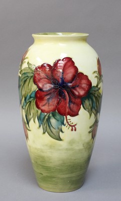 Lot 29 - A Moorcroft Hibiscus Vase