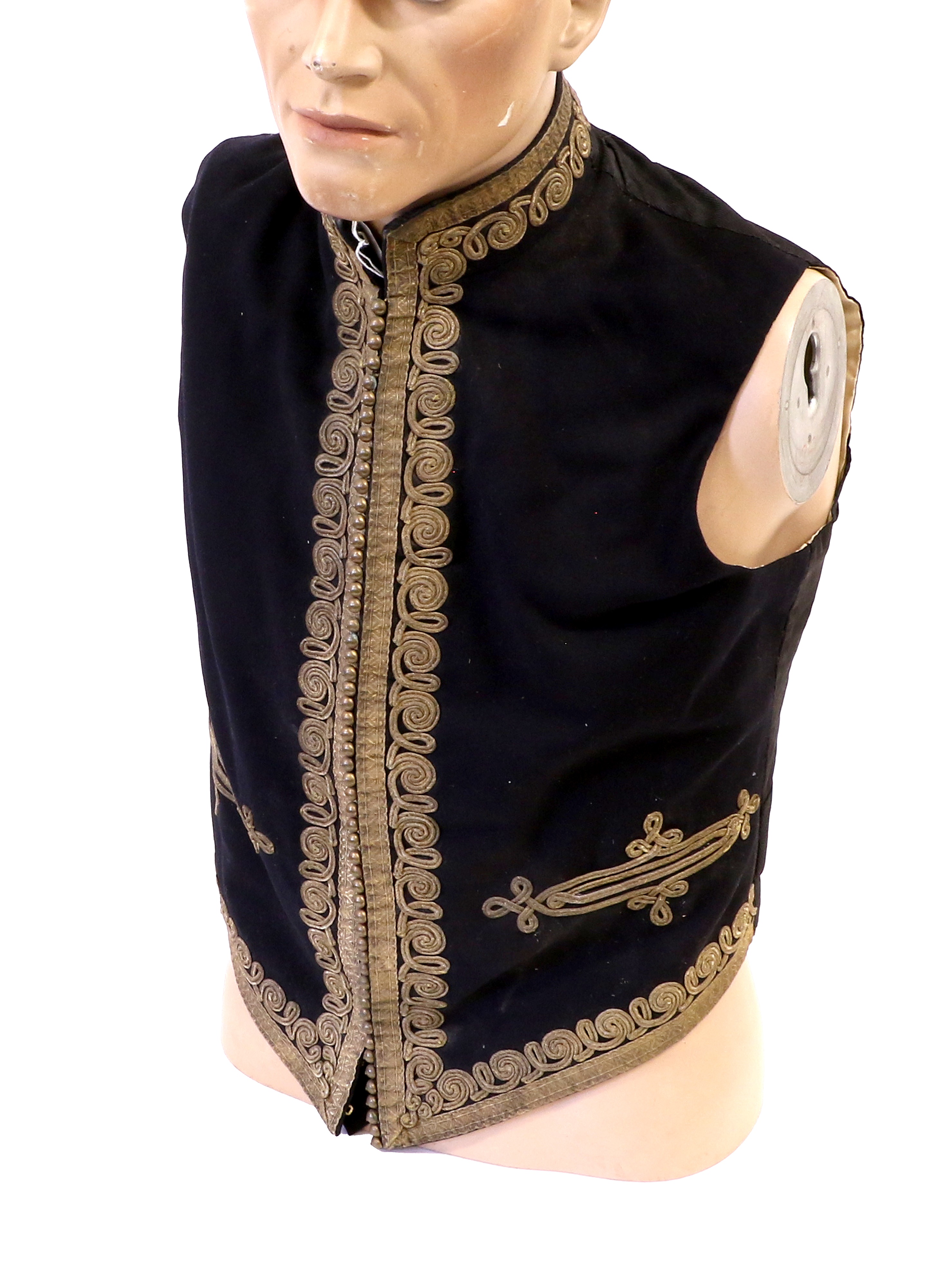 Lot 112 - A Victorian Mess Dress Jacket and Waistcoat,