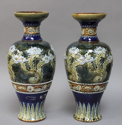 Lot 2 - A Pair of Royal Doulton Vases, numbered 2009