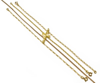 Lot 158 - Three 9 Carat Gold Bracelets, of varying...