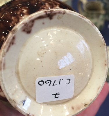 Lot 102 - A Whieldon Type Creamware Cream Jug, circa...