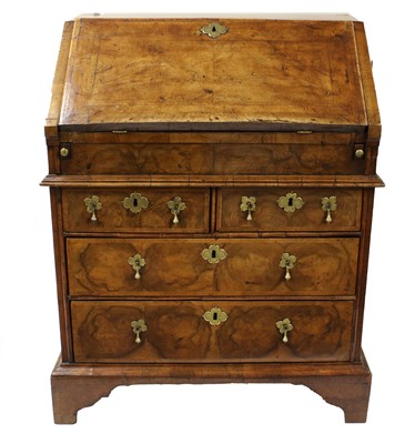 Lot 254 - A Queen Anne Walnut, Crossbanded and...