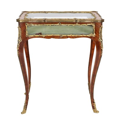 Lot 300 - A French Louis XV Style Kingwood and Gilt...