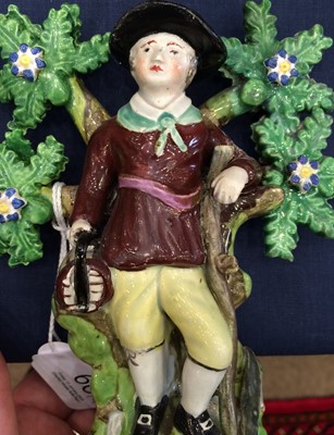 Lot 66 - A Walton Pearlware Figure, circa 1820,...