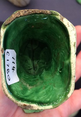 Lot 77 - A Green-Glaze Earthenware Model of a Hound,...