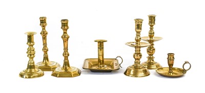 Lot 316 - A Heemskirk Type Brass Candlestick, in 17th...