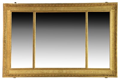 Lot 794 - A Regency Gilt and Gesso Overmantel Mirror,...