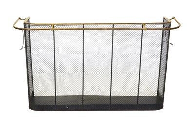 Lot 783 - A 19th Century Brass and Wire-Mesh Nursery...