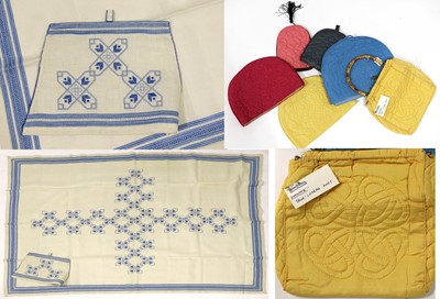 Lot 2100 - Decorative 20th Century Hand Quilted Items and...