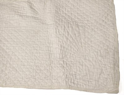 Lot 2120 - Late 19th Century White Cotton Whole Cloth...