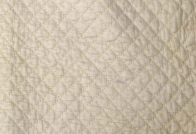 Lot 2121 - Late 19th Century Cream Cotton Whole Cloth...