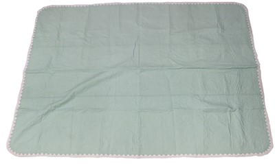 Lot 2126 - Early 20th Century Green and White Checked...