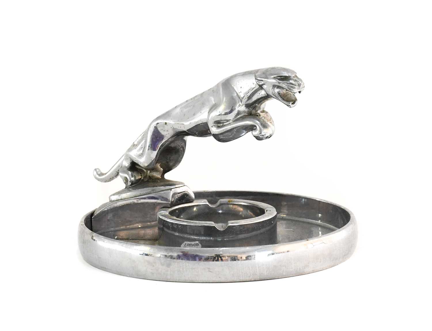 Lot 503 - A Jaguar Chromed Car Mascot, mounted on a...