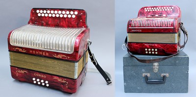 Lot 315 - A Hohner Amatona IV Accordion and A Hohner...