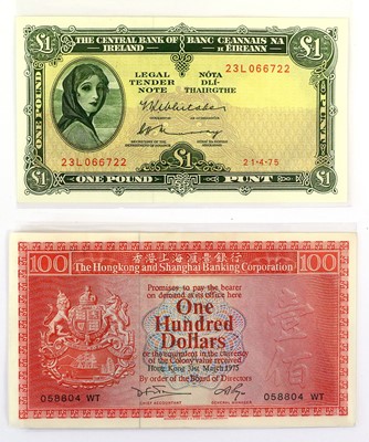 Lot 583 - 400+ World Banknotes, including examples from...