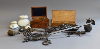 Lot 22 - A Collection of Weights and Balances,...
