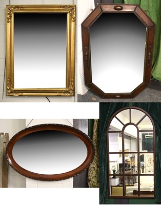 Lot 1258 - A Rectangular Gilt Framed Mirror, with...