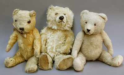 Lot 309 - Three Mid 20th Century Teddy Bears, comprising:...