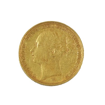 Lot 256 - Victoria, Sovereign 1885M, Melbourne Mint, obv....