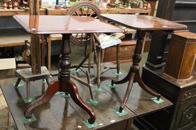 Lot 1444 - A Regency Tripod Table and Another, the...