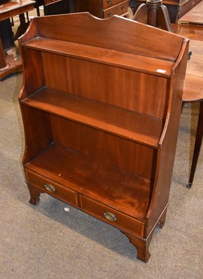 Lot 1358 - A 19th Century Mahogany Waterfall Bookcase,...