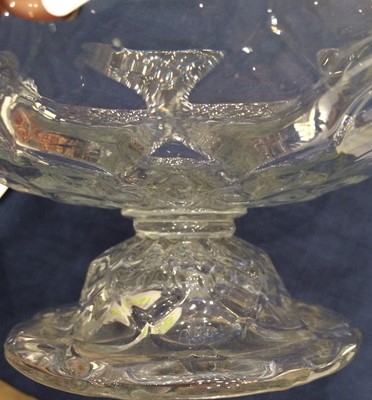 Lot 46 - A Glass Pedestal Dish, circa 1730, the...