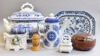 Lot 21 - A 20th Century Chinese Blue and White...