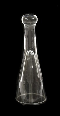 Lot 18 - A Glass Beaker, circa 1820, of bucket form...