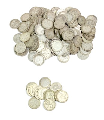 Lot 169 - 150+ Silver Threepences, including pre-1920...