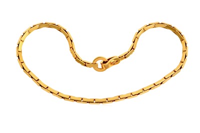 Lot 2029 - A Fancy Link Necklace, by Cartier formed of...
