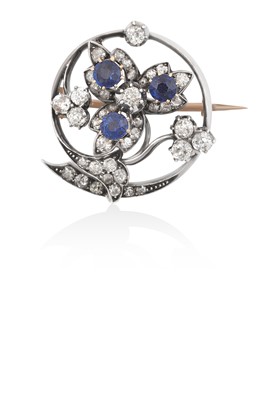 Lot 2021 - An Early 20th Century Sapphire and Diamond...