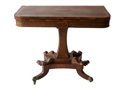 Lot 658 - A Regency Rosewood and Satinwood-Banded...