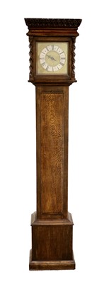 Lot 575 - An Oak Thirty Hour Longcase Clock, signed Jno...