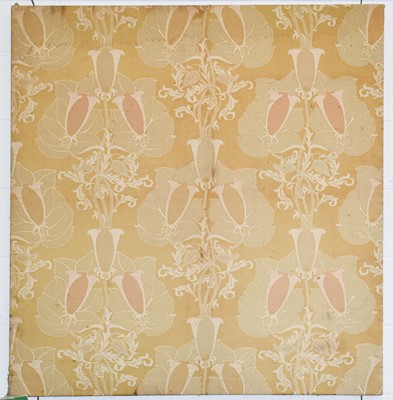 Lot 1112 - An Arts & Crafts Fabric Panel, woven with...