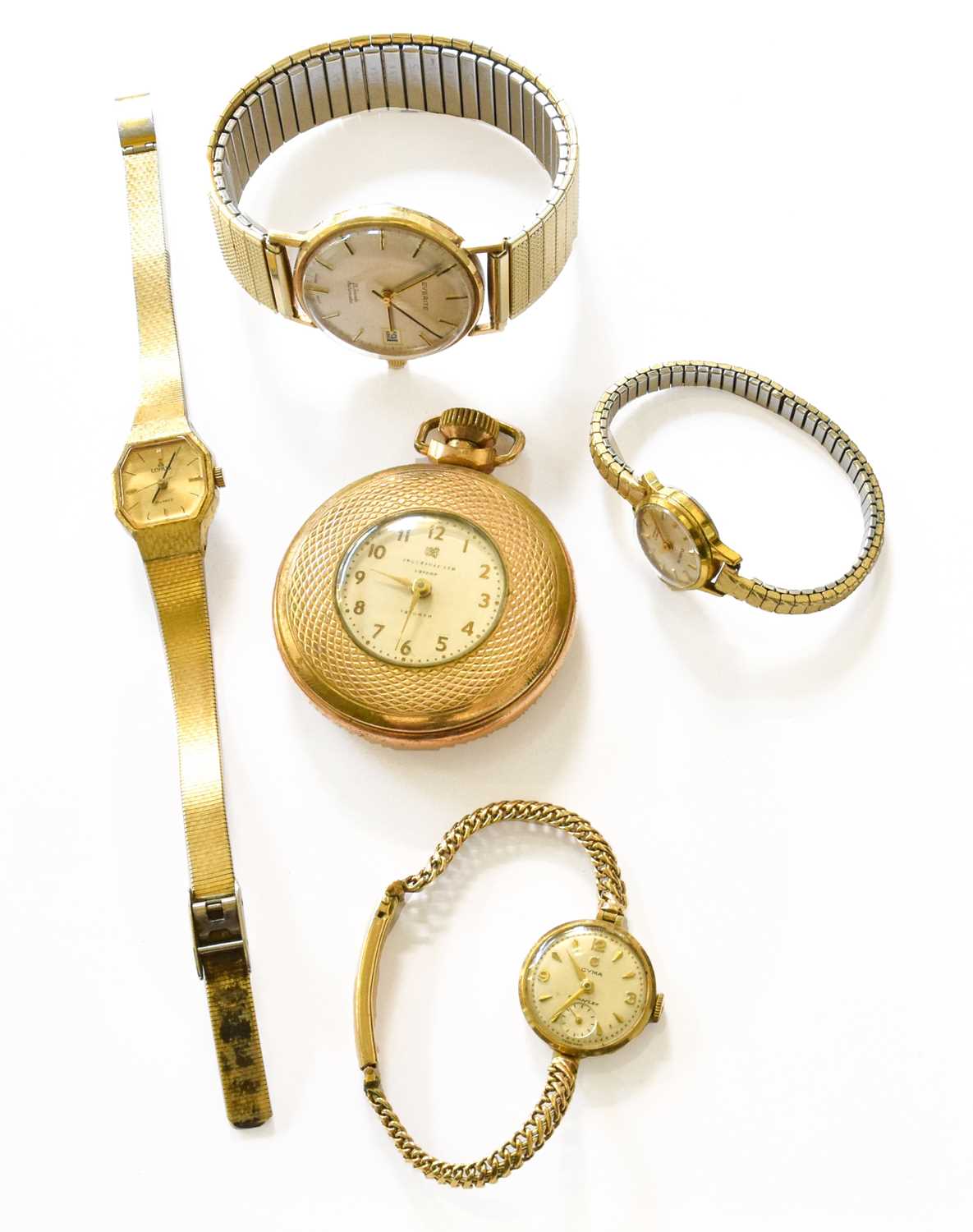 Lot 239 - An Ingersoll Half Hunter Pocket Watch, An...