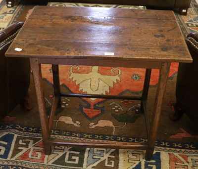 Lot 1325 - An 18th Century Provincial Oak Table, of...